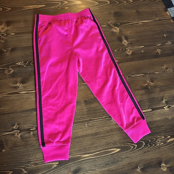 Adidas Fuchsia Tracksuit with Black Accents - Picture 5 of 9